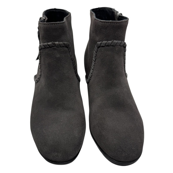 Jack Rogers Dylan Suede Charcoal Gray Booties - Picture 3 of 12